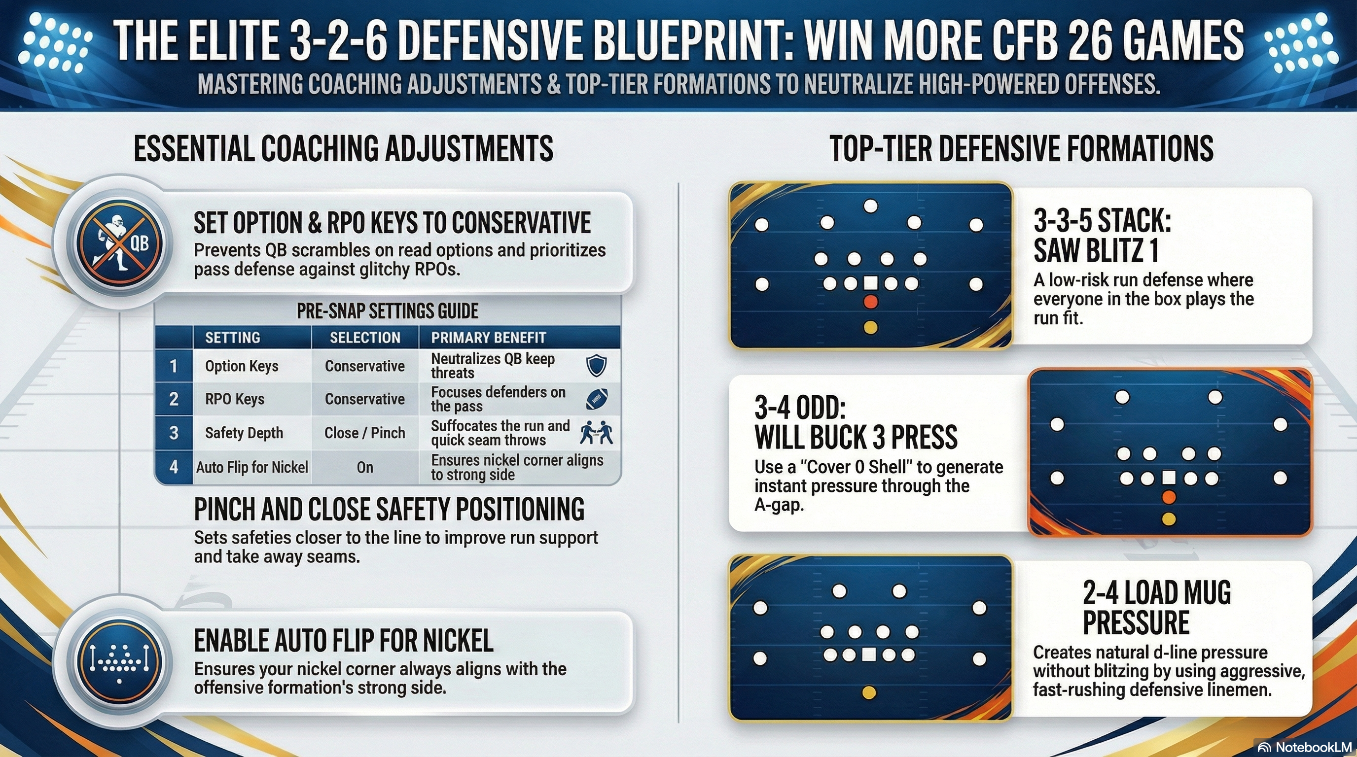 Elite 3-2-6 Defensive Blueprint